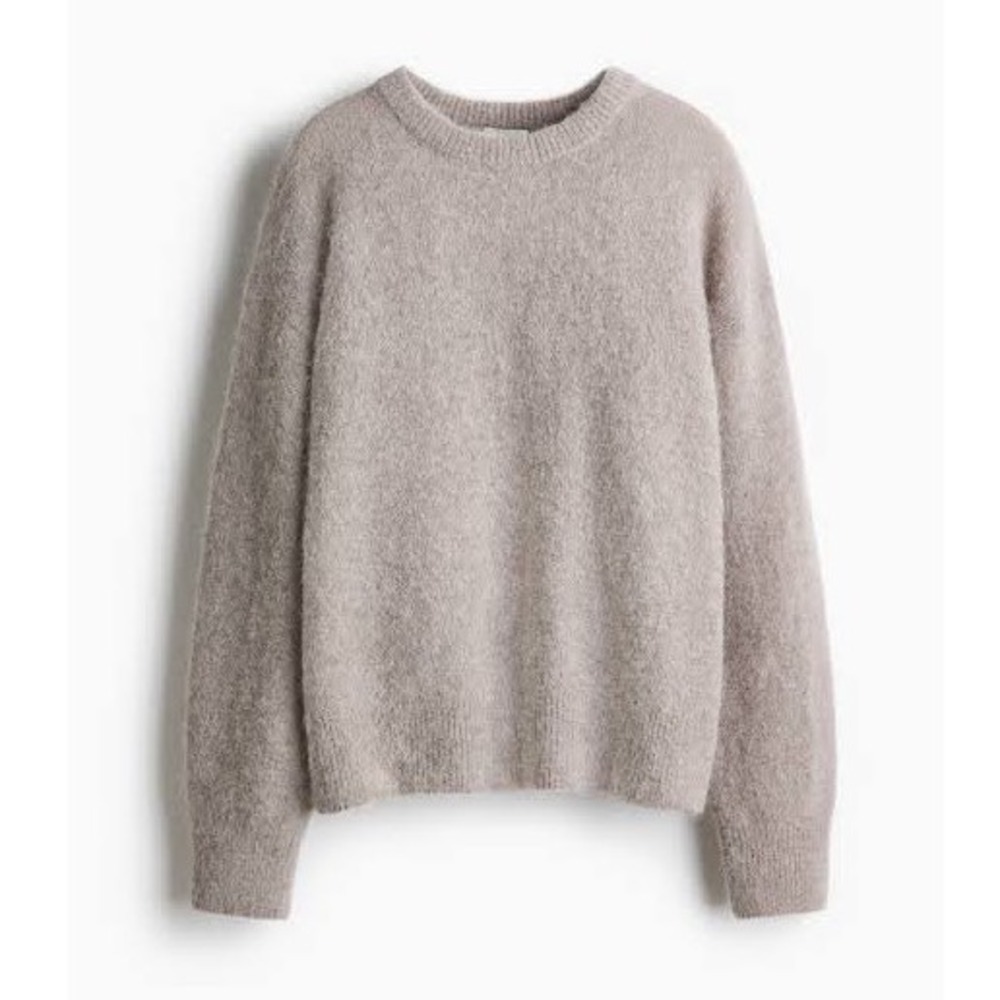 NEW H&M Premium Selection Wool & Alpaca Oversized Sweater M Scandinavian Hygge